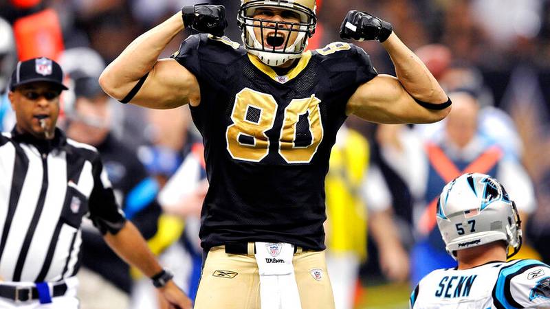 Saints tight end Jimmy Graham (80) was arrested Friday night in Southern California, according...