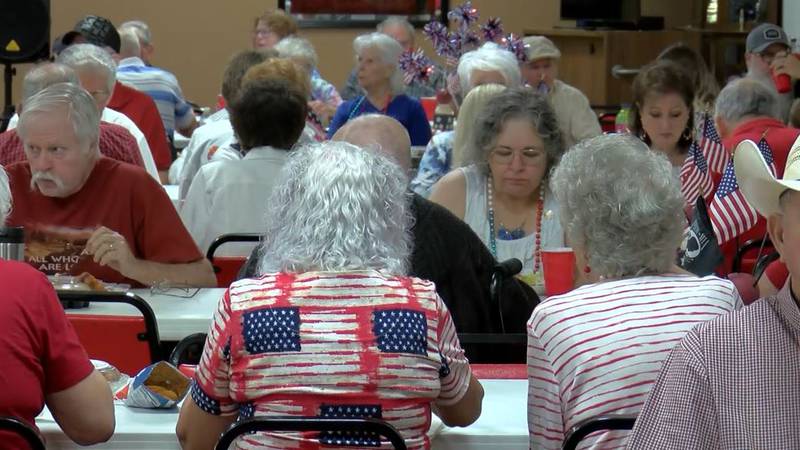 Veterans of Foreign Wars Post 4588 held its annual Fourth of July event to feed and honor those...