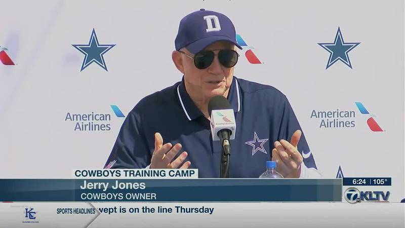 Cowboys Camp: Sense of urgency dominates training camp; Jerry Jones explains.