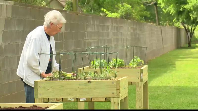 Bossier councilman donates raised garden beds to residents of senior living facility