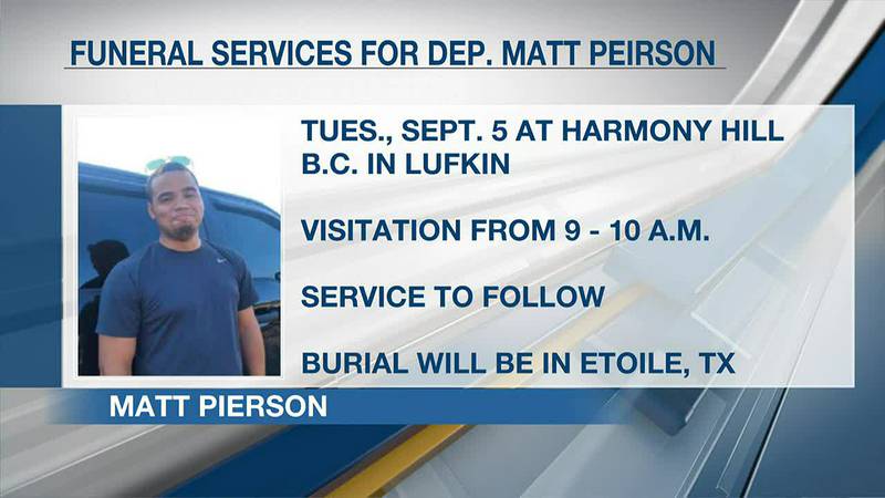 Funeral service set for Deputy Matthew Pierson