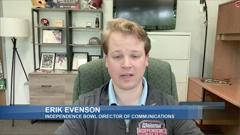 KSLA's Chris Demirdjian talks with I-Bowl Communications Director Erik Evenson.