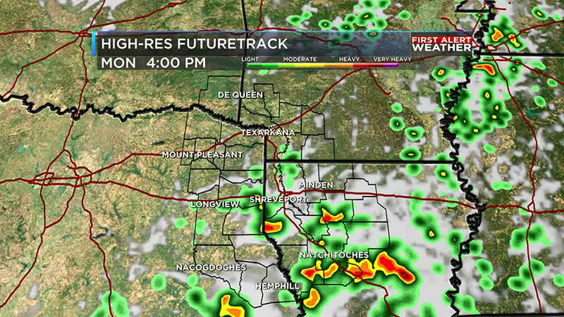 Storms possible this afternoon